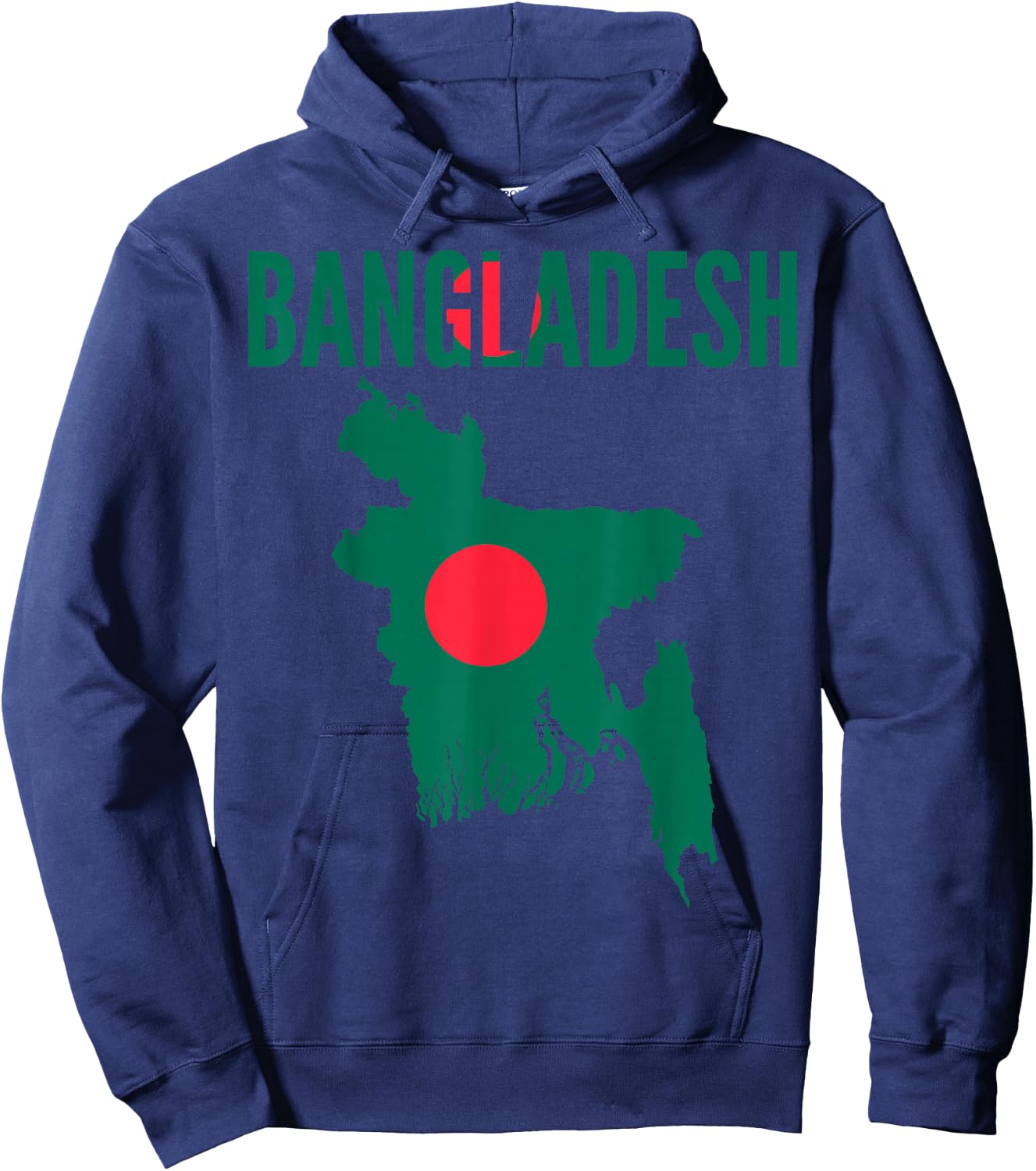 Bangladeshi - Bangladesh Country Map Flag Hoodie - Hoodie | Navy