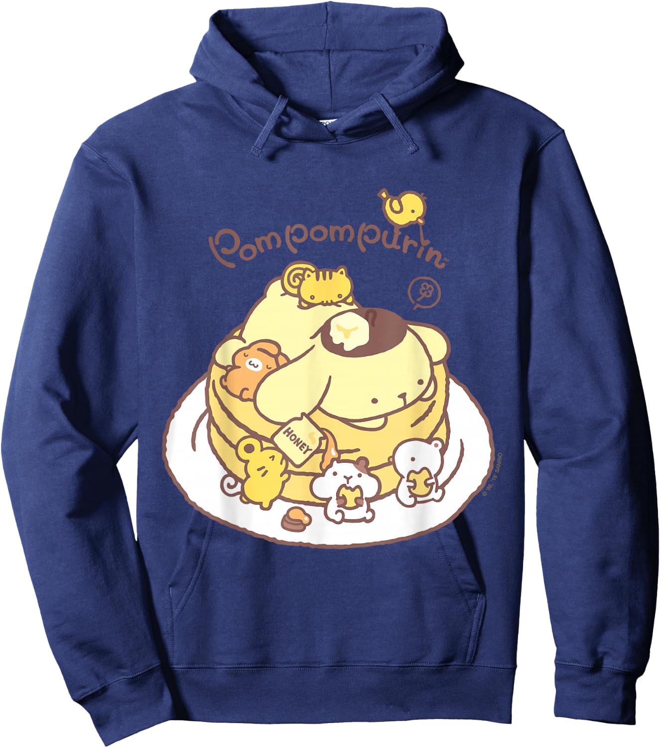 Pompompurin Pancake Friends Shirt Hoodie - Hoodie | Navy