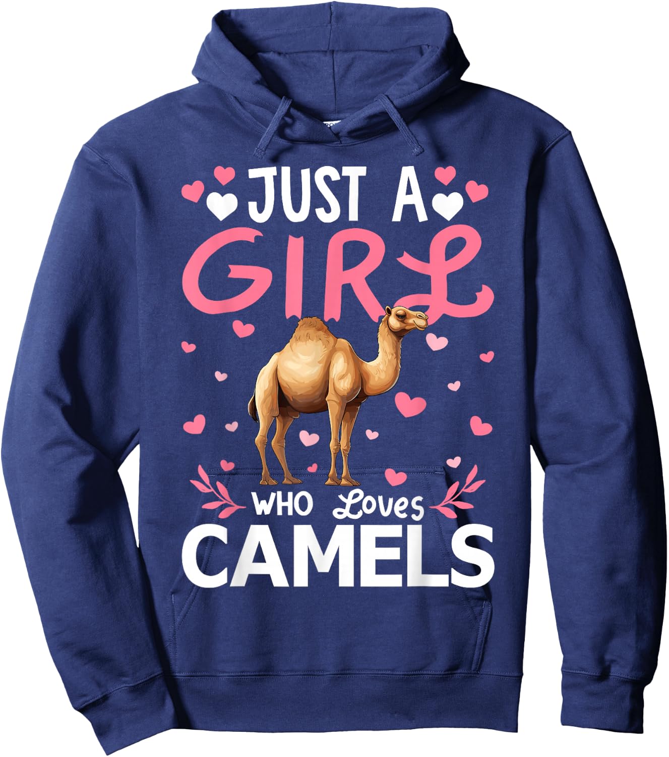 Camel Lover Just A Girl Who Loves Camels Hoodie - Hoodie | Navy