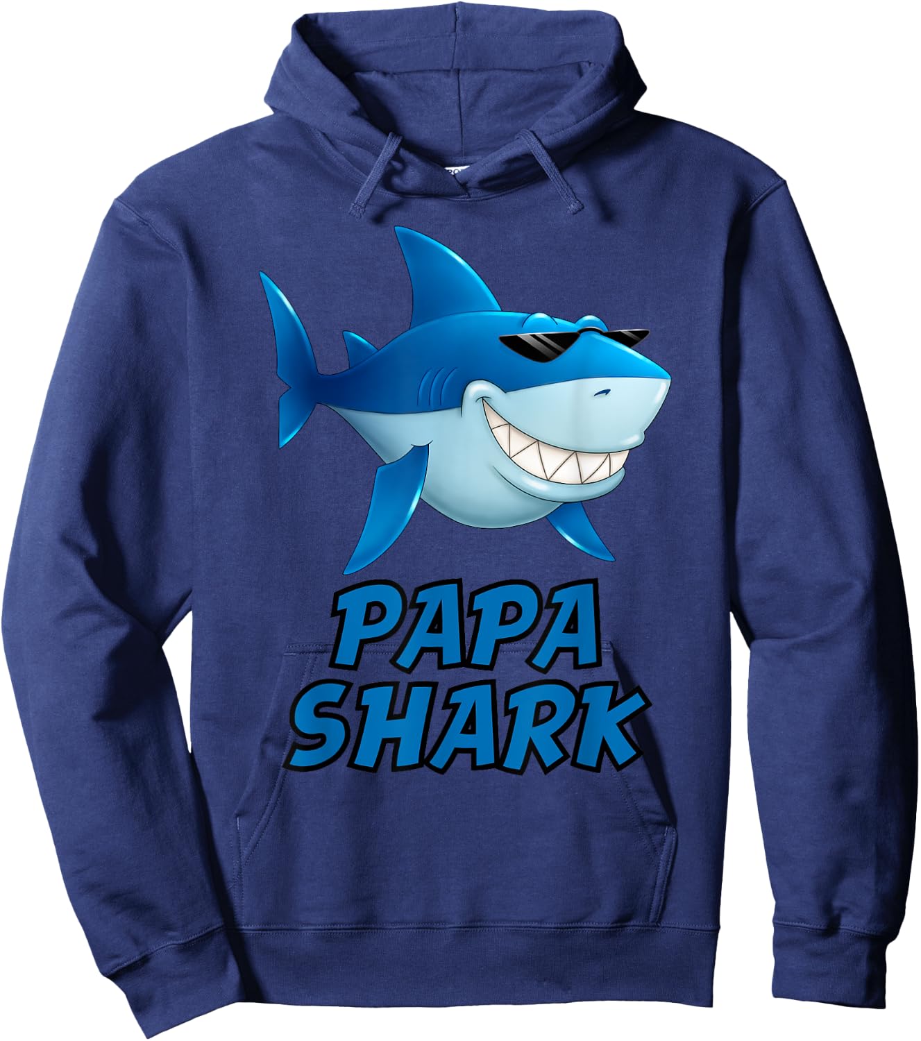 Papa Shark Hoodie - Hoodie | Navy