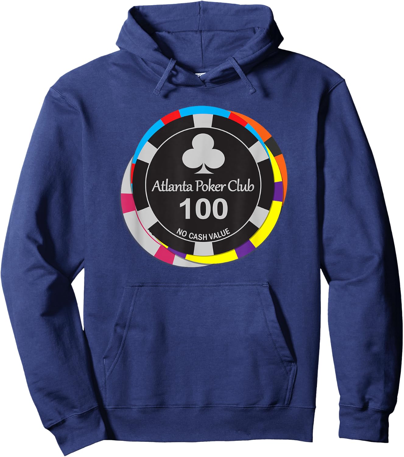 Atlanta Poker Club Big Stack Hoodie - Hoodie | Navy