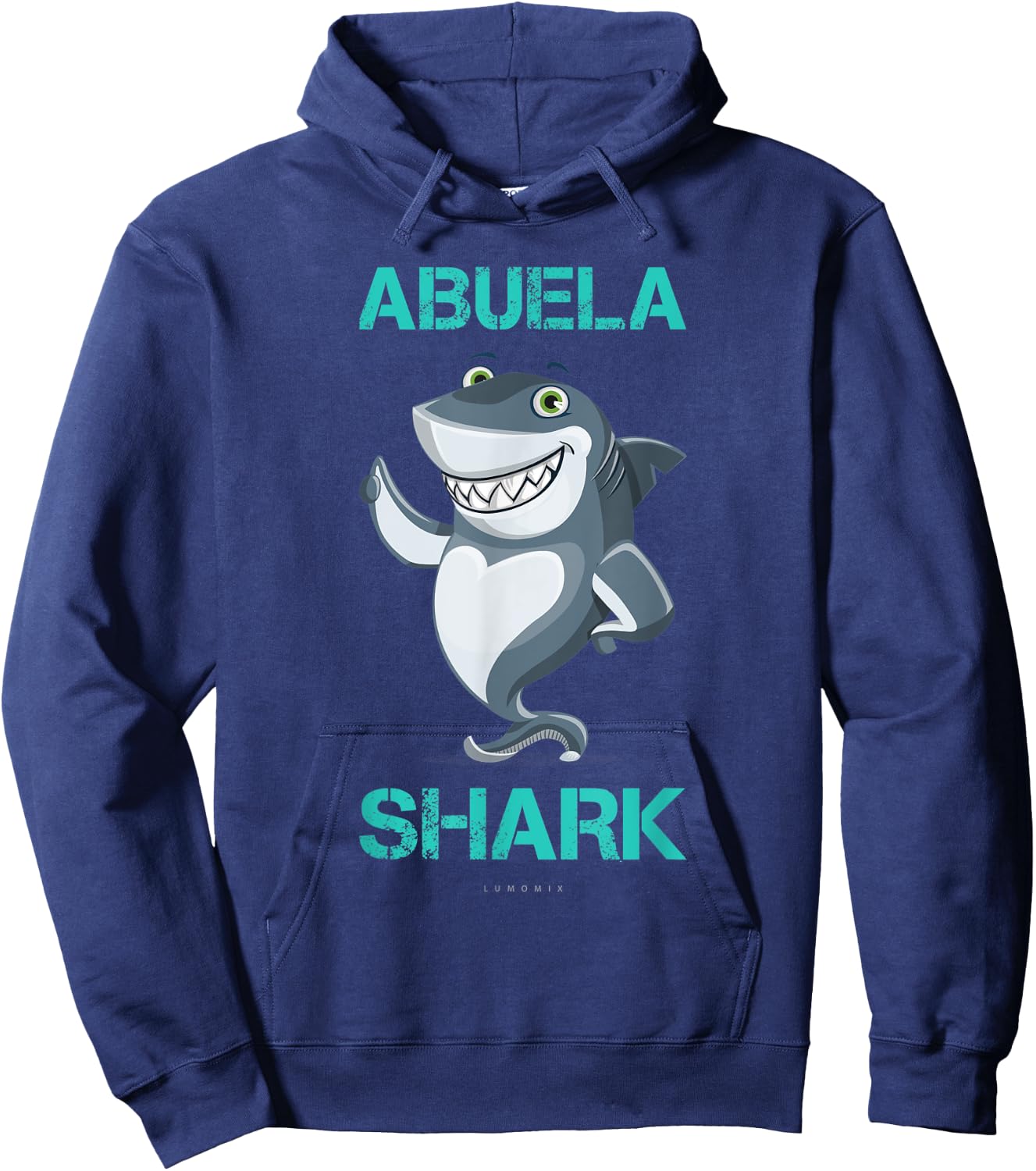 Abuela Shark Shirts: Funny Spanish Gift Hoodie - Hoodie | Navy
