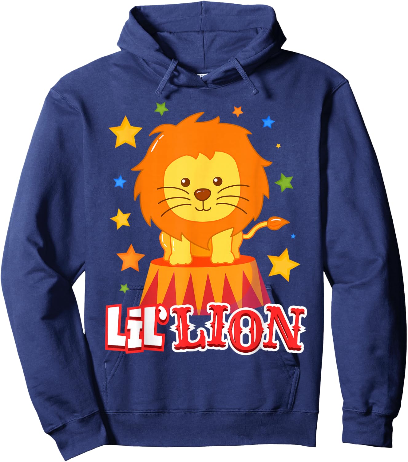 Circus Shirts - Kids Lion Shirt - Circus Lion Costume Hoodie - Hoodie | Navy