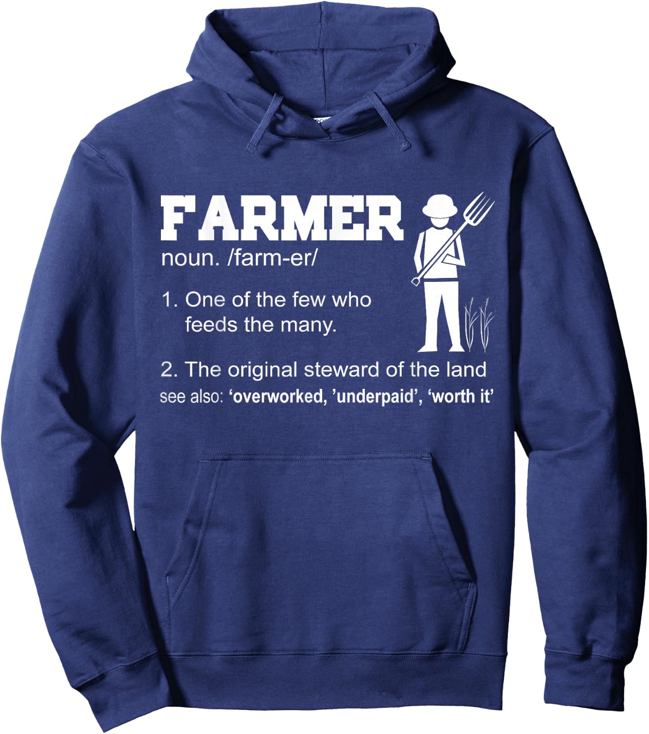 Farmer Funny - One Of The Few Who Feeds The Many Hoodie - Hoodie | Navy