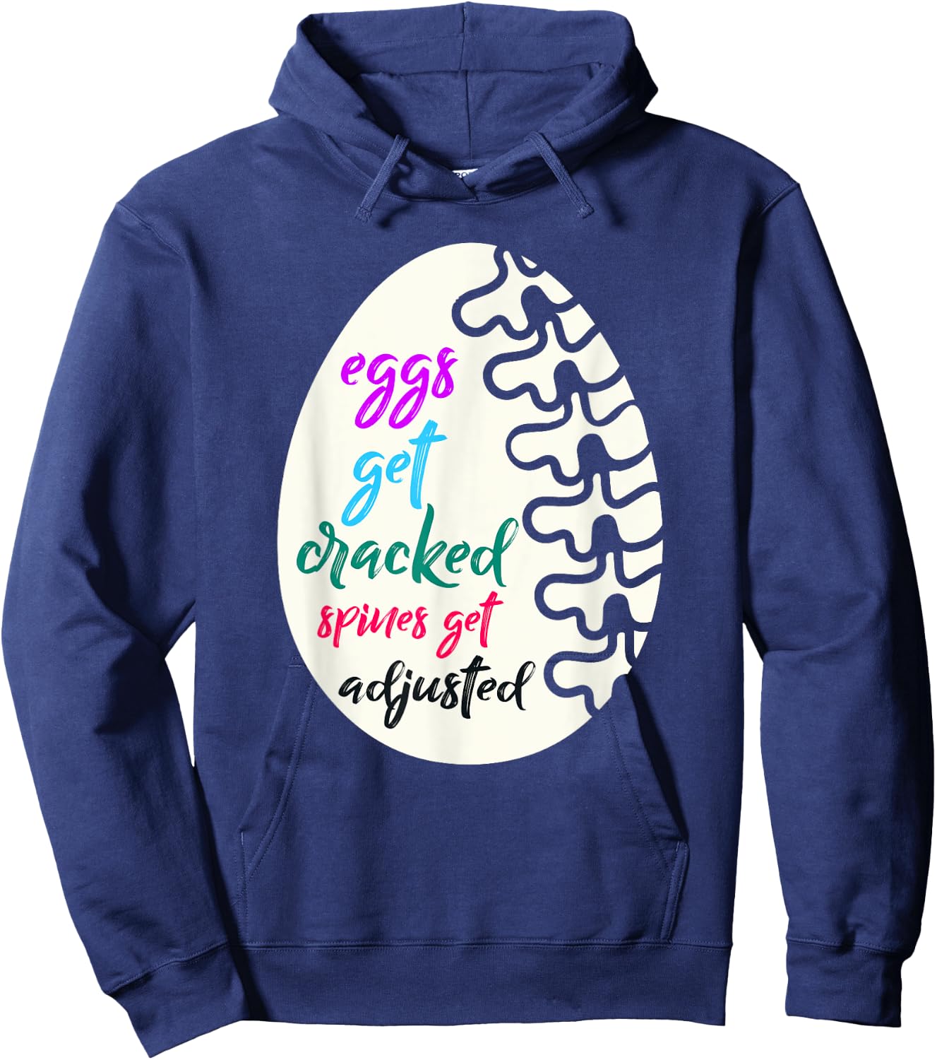 Funny Chiropractor Spines Get Adjusted Hoodie - Hoodie | Navy
