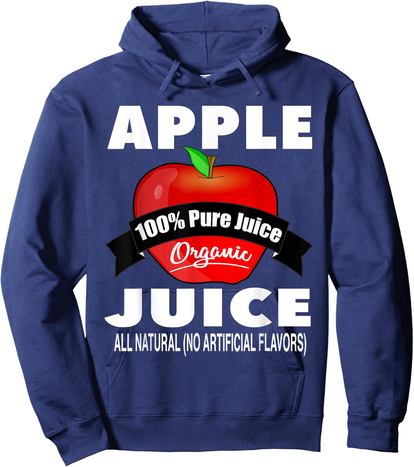 Apple Juice Box: Family Halloween Costumes for 5 people Hoodie - Hoodie | Navy