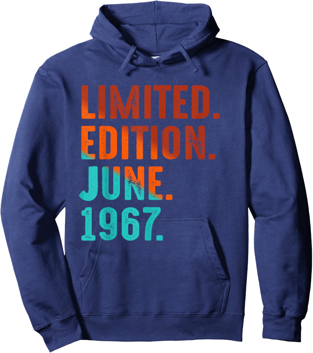 Limited Edition June 1967 Birthday Hoodie - Hoodie | Navy