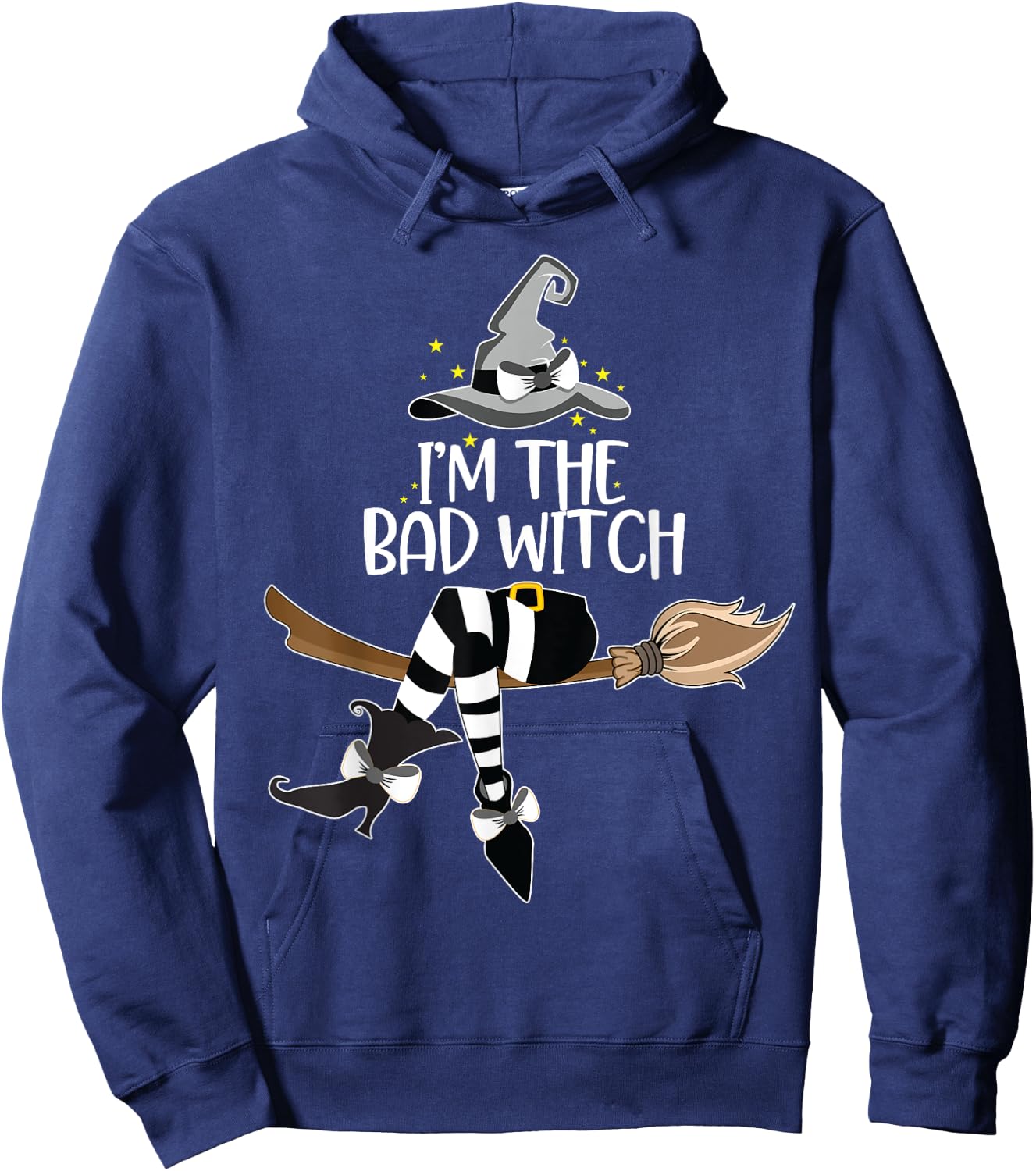 Im the Bad Witch Halloween Matching Group Costume Hoodie - Hoodie | Navy