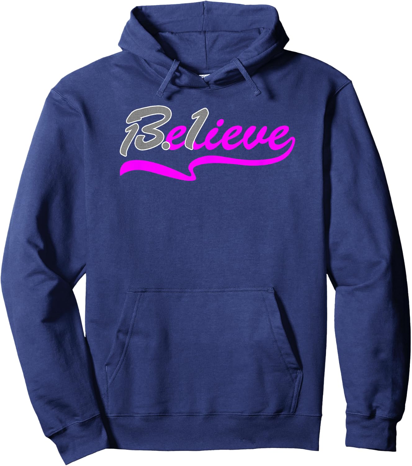 Women's Believe 13.1 Half Marathon Training Running Hoodie - Hoodie | Navy