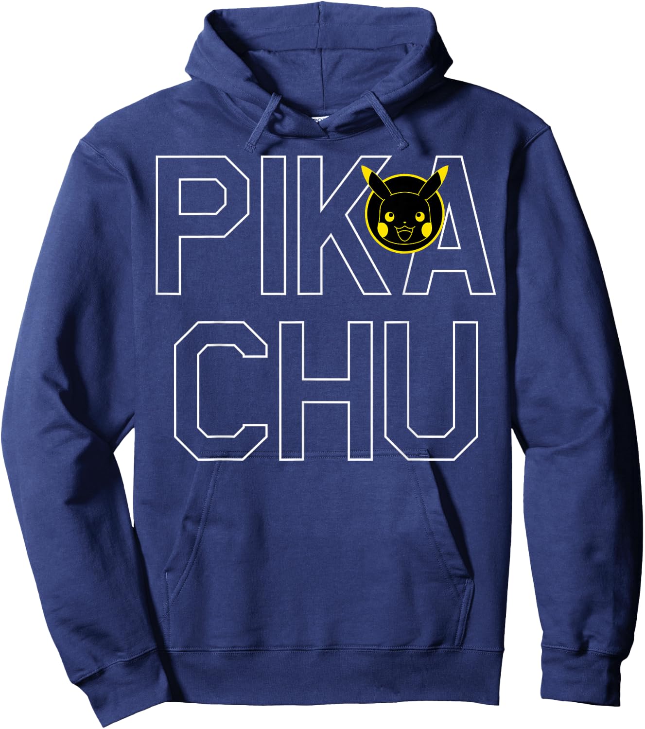 Pokémon Pikachu Block Letter Hoodie - Hoodie | Navy
