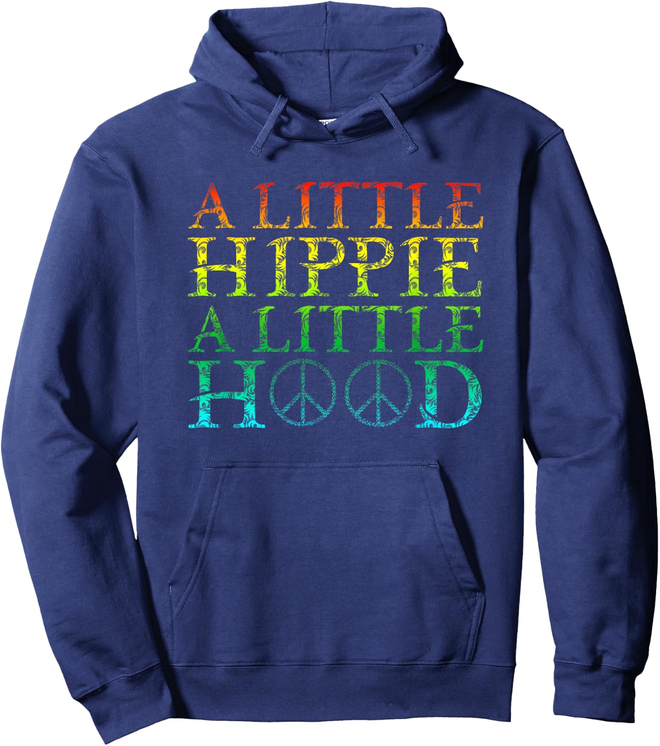 A Little Hippie A Little Hood Hoodie - Hoodie | Navy