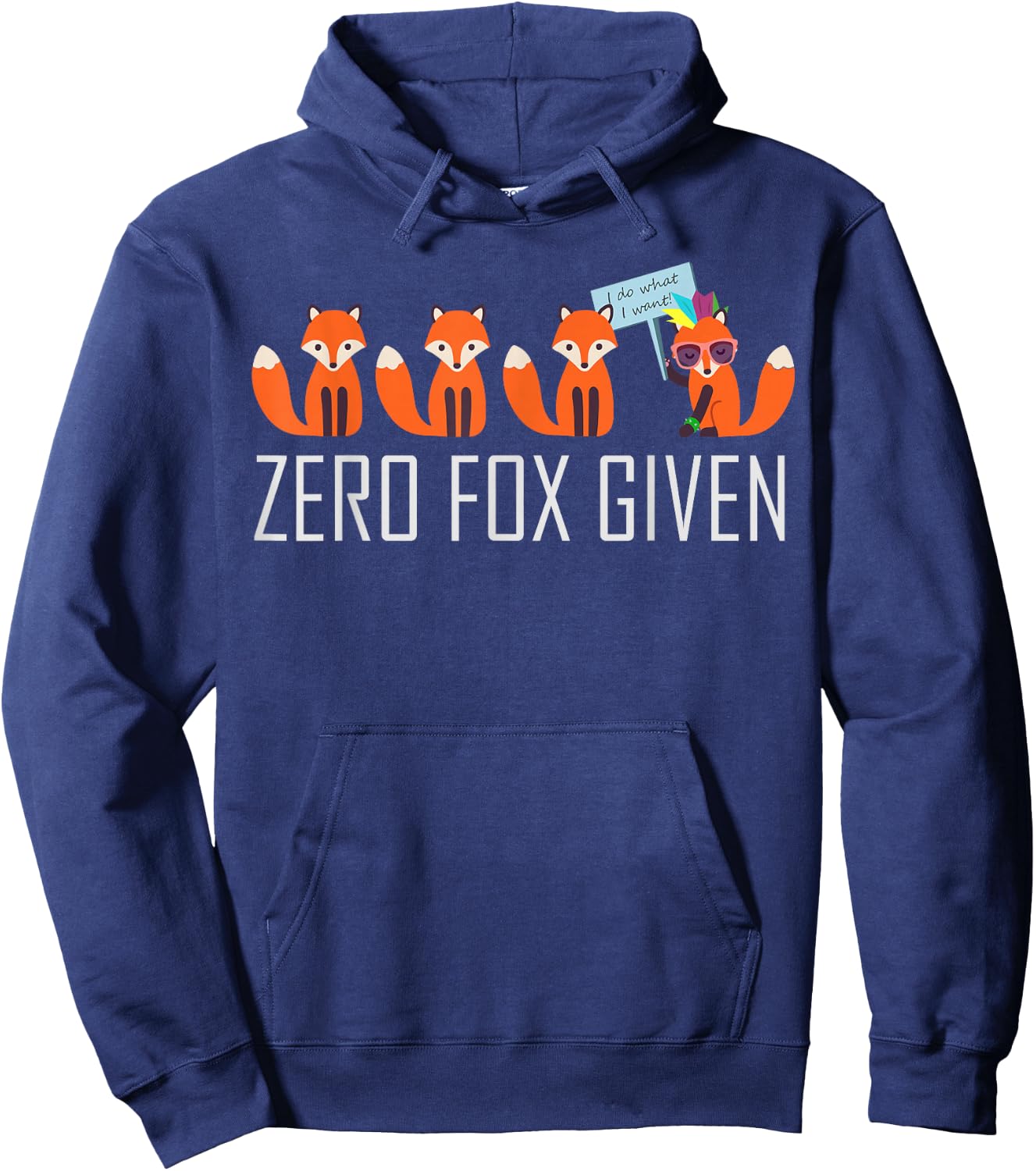Zero Fox Given Hoodie - Hoodie | Navy
