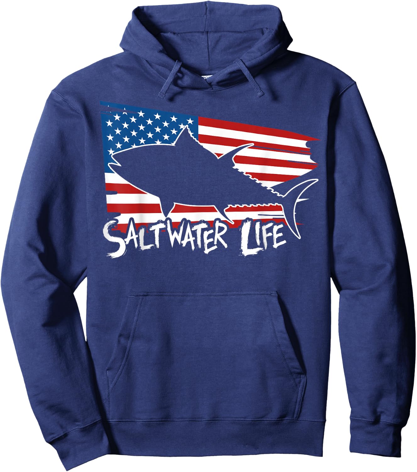 Saltwater Life - Fishing Shirts Hoodie - Hoodie | Navy