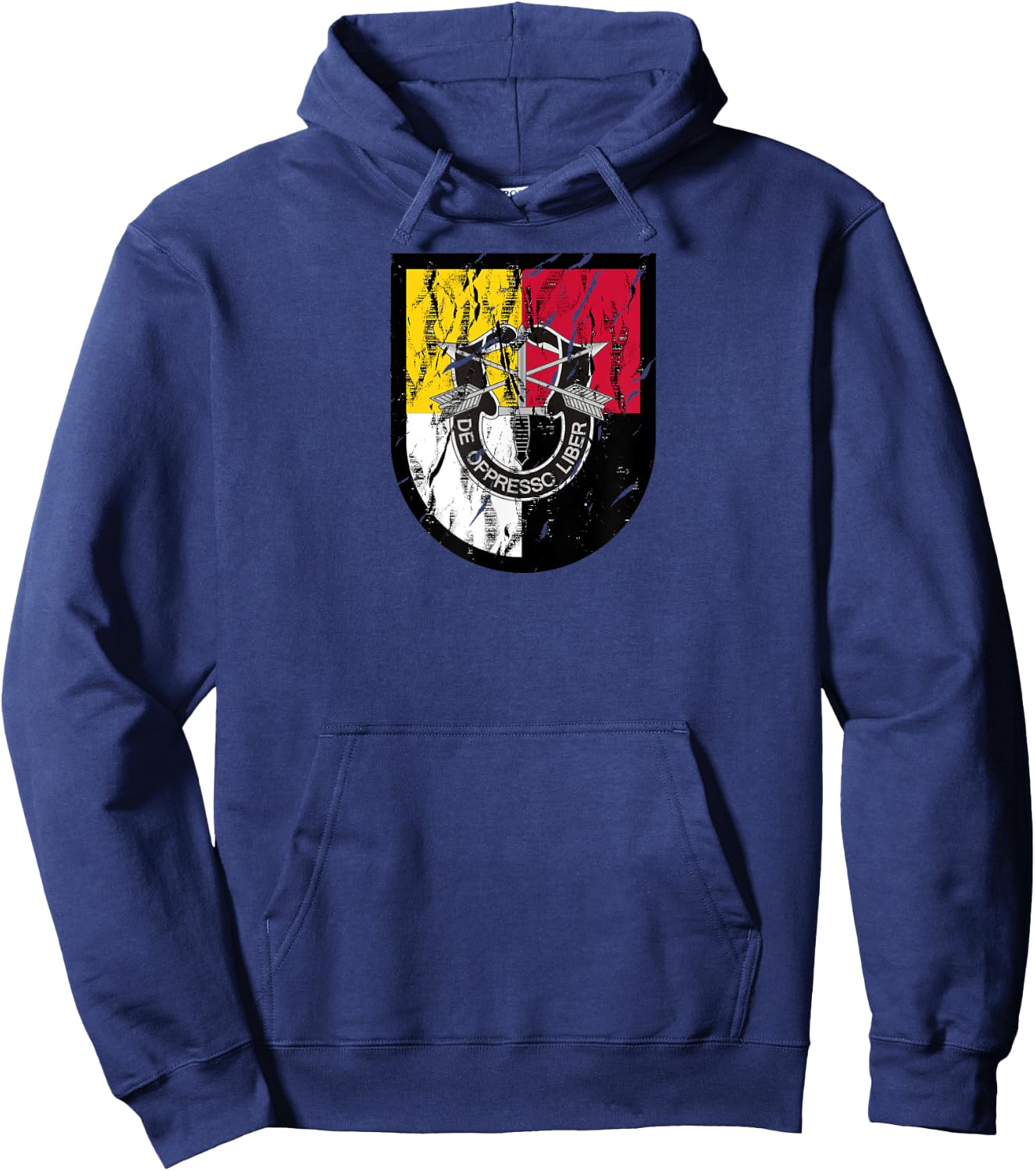 US Special Forces Shirt - 3rd Group (SFG) - Distressed Hoodie - Hoodie | Navy