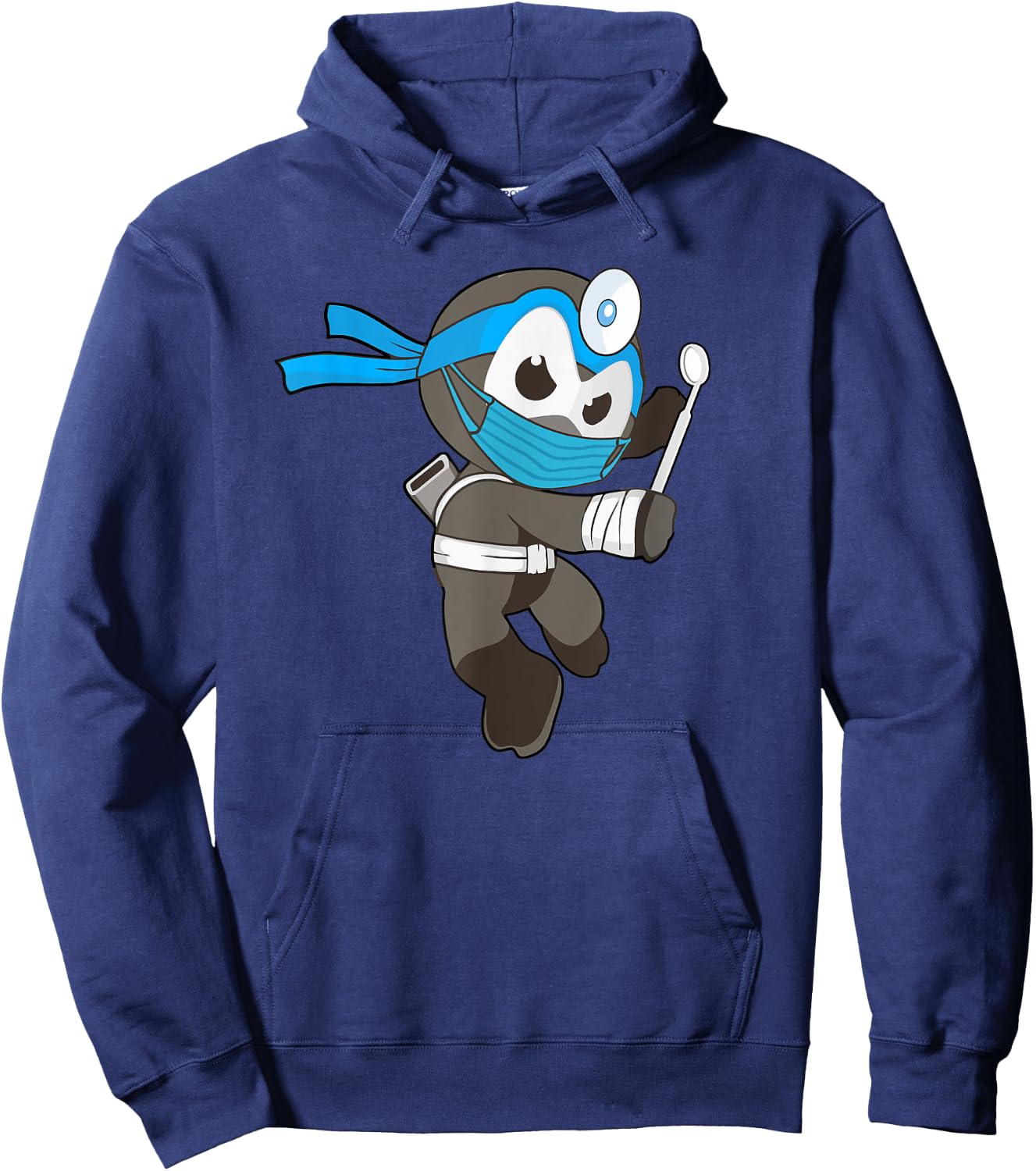 Ninja Dentist Martial Arts Orthodontist Hoodie - Hoodie | Navy