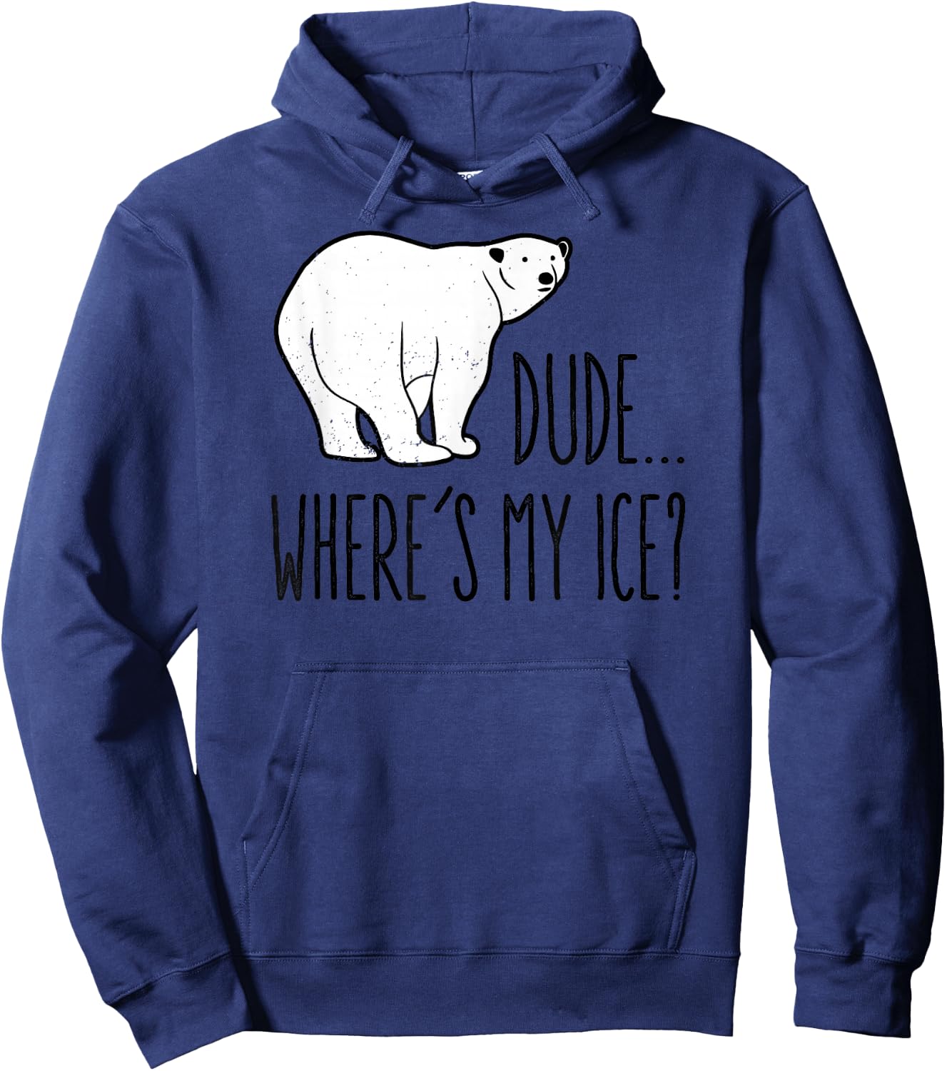 Climate Change Polar Bear Environmentalist Gift Hoodie - Hoodie | Navy