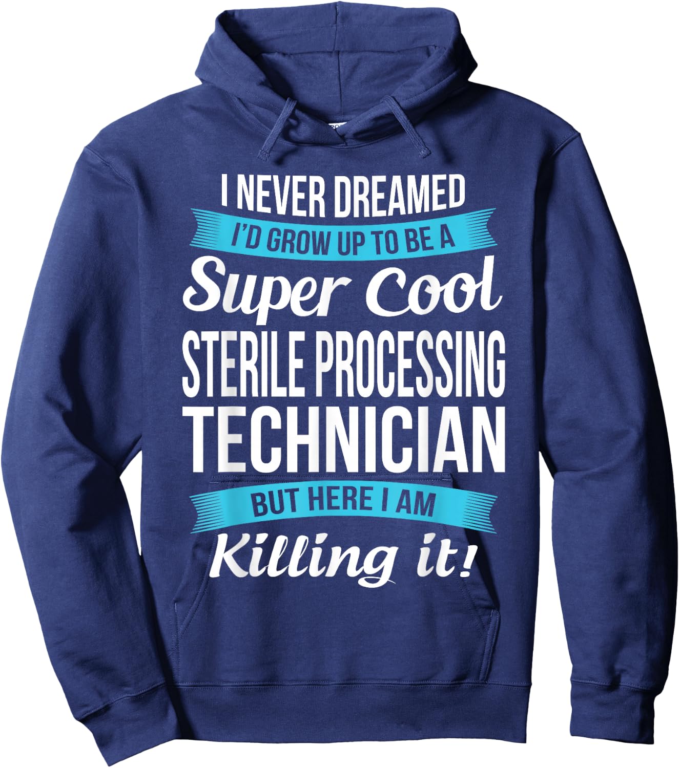 Funny Sterile Processing Technician Gift Hoodie - Hoodie | Navy