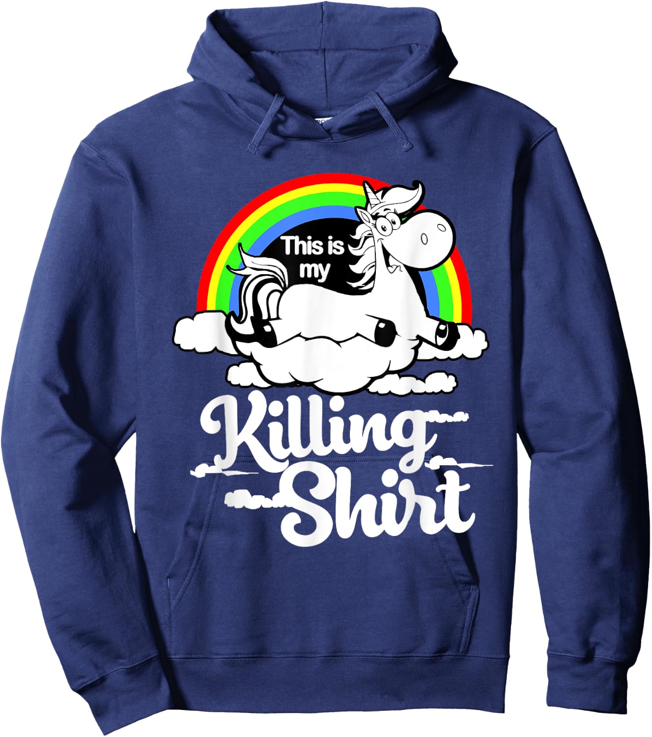 This Is My Killing Unicorn Hoodie - Hoodie | Navy