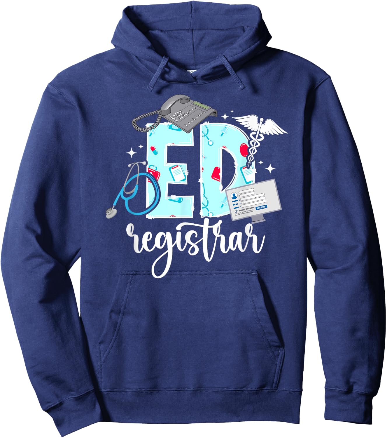 ED Registrar Patient Registration Appreciation Hoodie - Hoodie | Navy