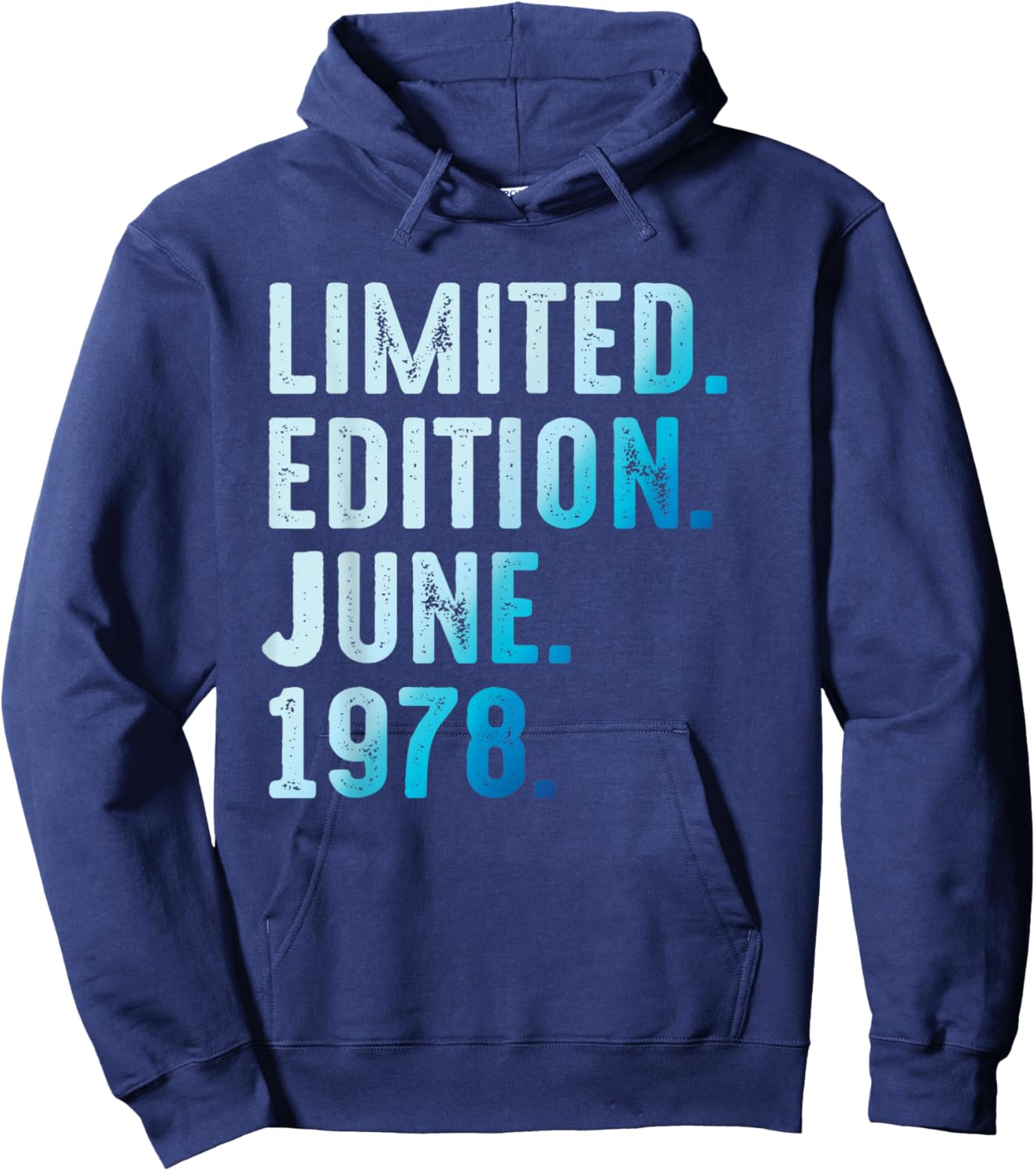 June 1978 Year 1978 Retro 1978 Vintage Limited Edition Hoodie - Hoodie | Navy