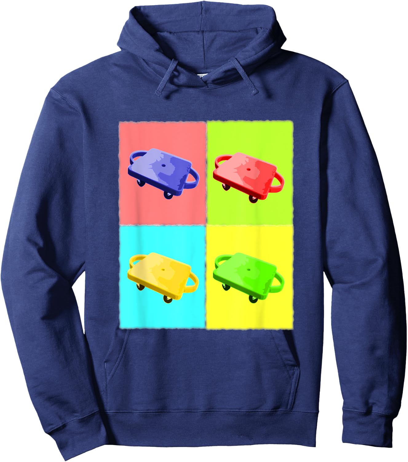Scooter Physical Education P.E. Gym Teacher Hoodie - Hoodie | Navy