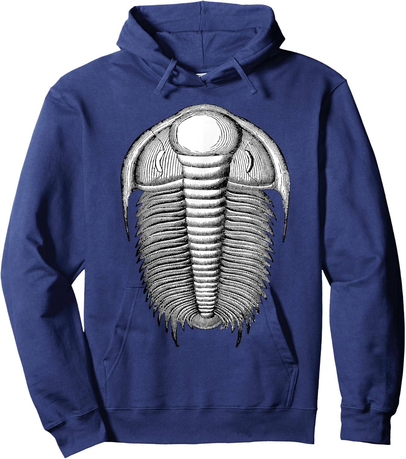 Trilobite Fossil Scientific Palaeontology Art Hoodie - Hoodie | Navy