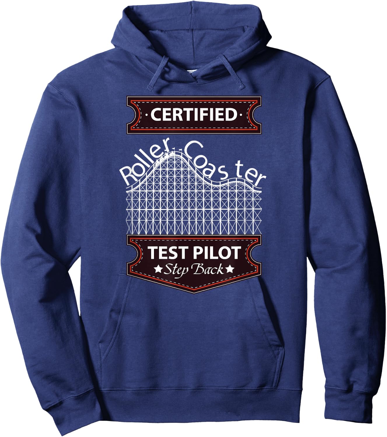 Funny Roller Coaster Hoodie - Hoodie | Navy