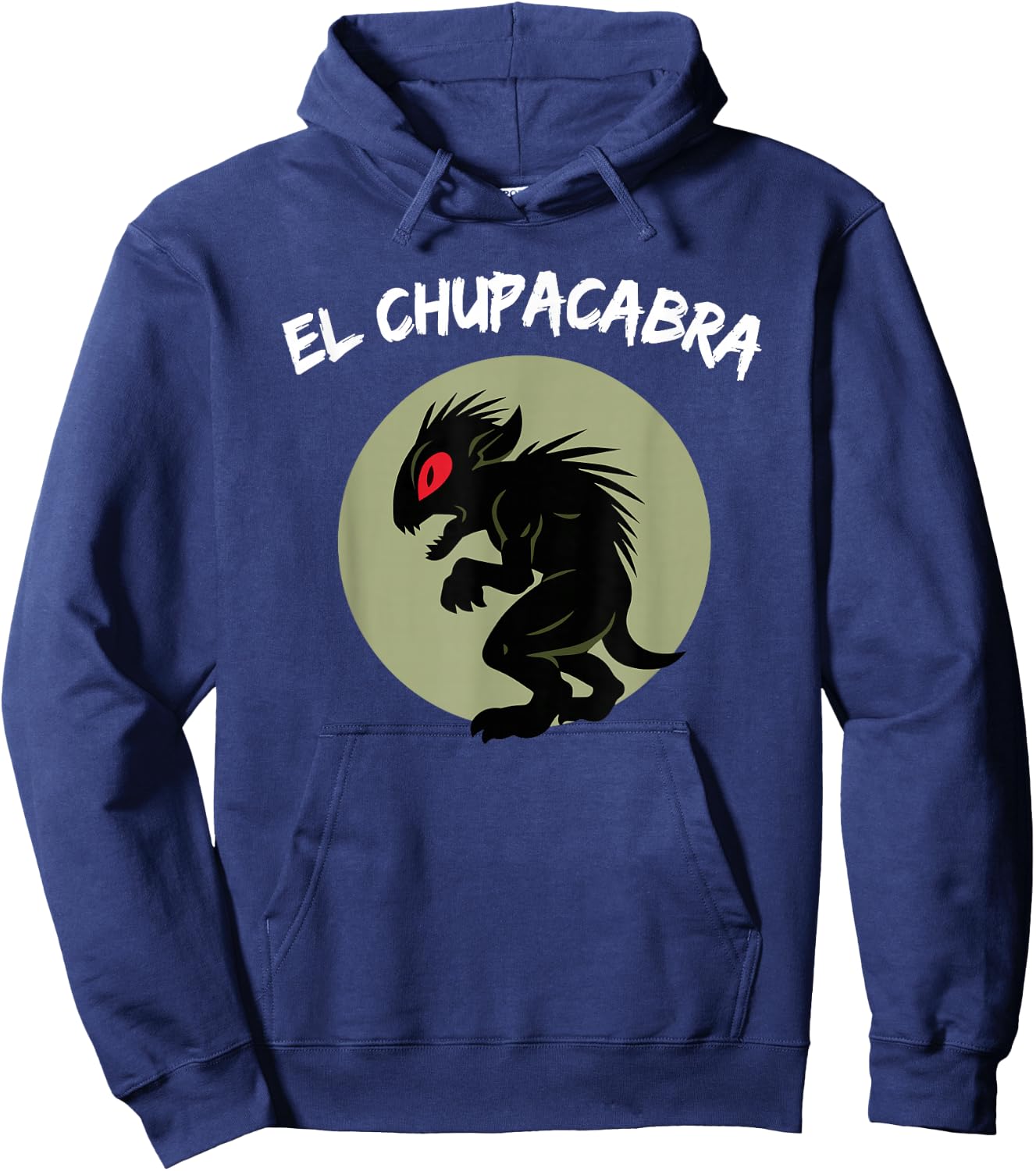 Funny Mexican El Chupacabra Cryptid Lover Hoodie - Hoodie | Navy