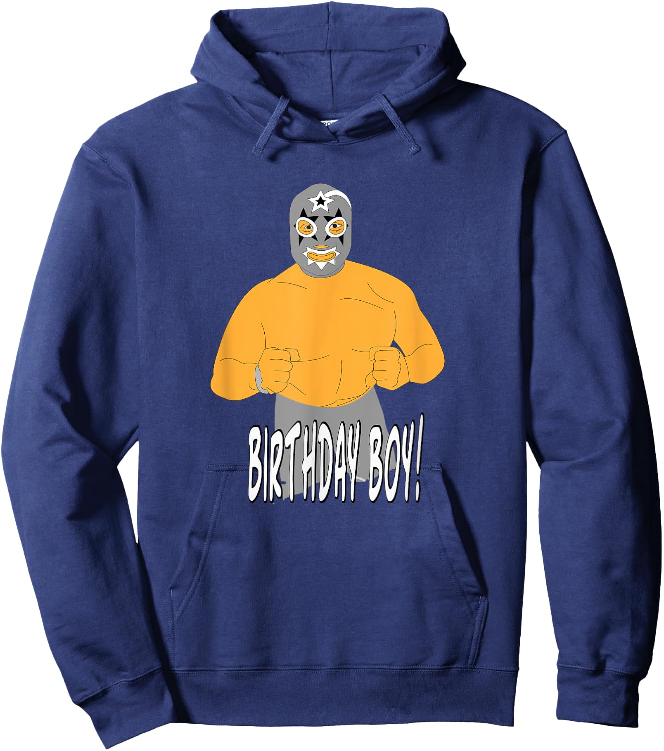 Lucha Libre Birthday Party T Shirt Hoodie - Hoodie | Navy