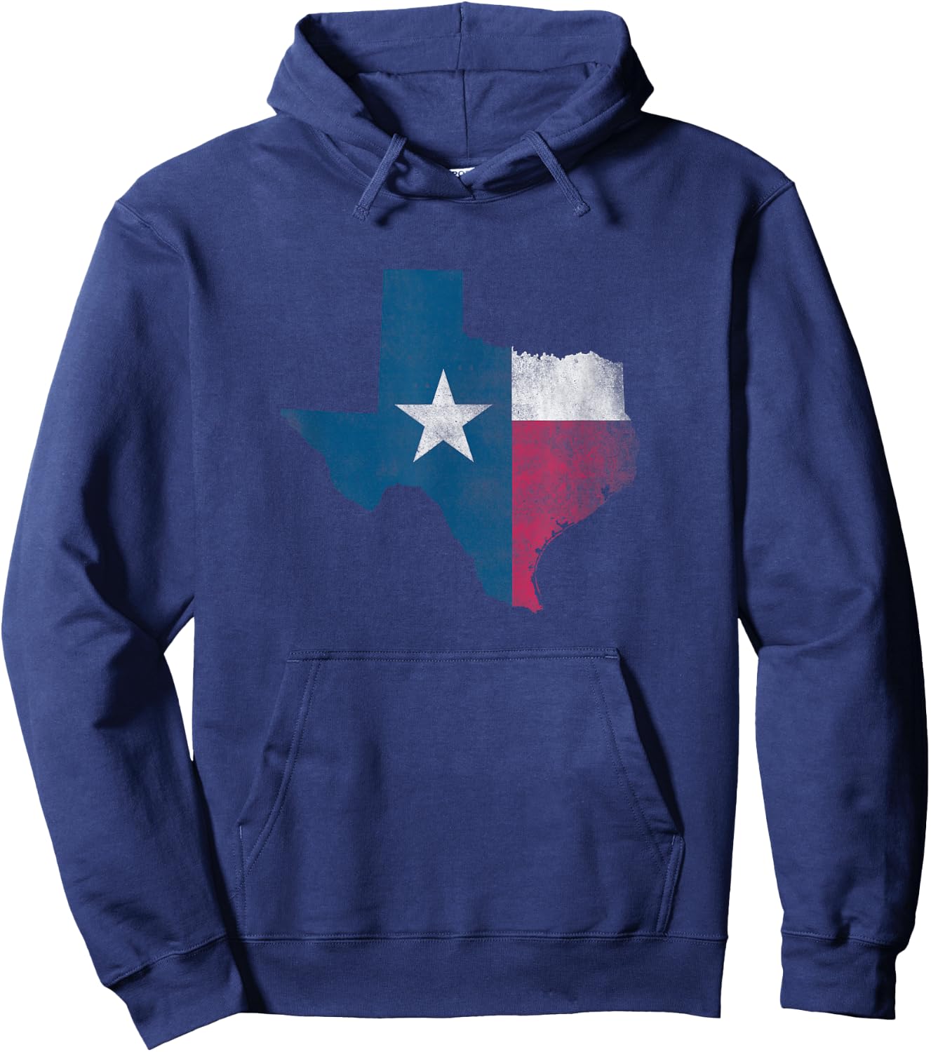Vintage Texas State Flag Shirt - Lone Star State Pride Hoodie - Hoodie | Navy