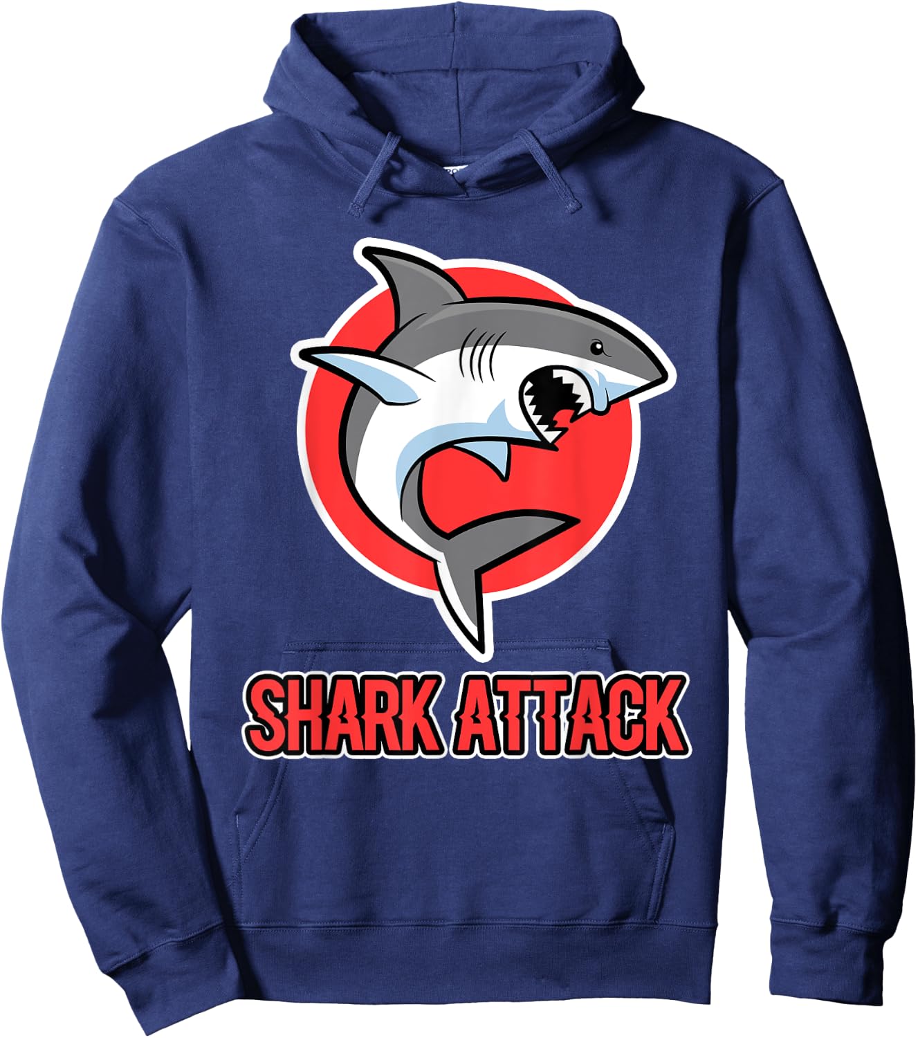 Shark Design - Shark Attack - Shark Hoodie - Hoodie | Navy