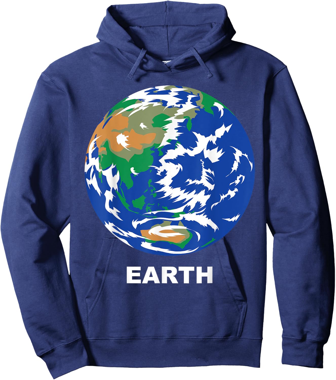 Solar System Group Costumes - Earth Terrestrial Planet Hoodie - Hoodie | Navy