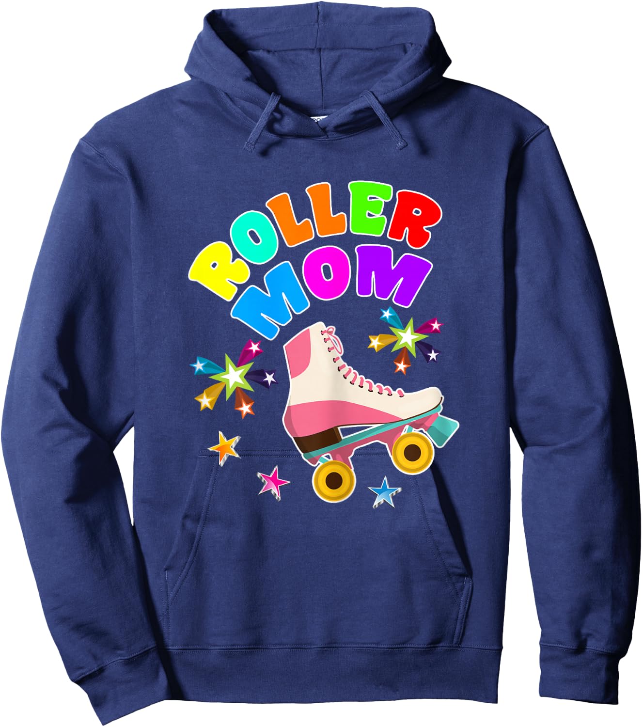 Roller Skate Mom Shirt Roller Girl Mother Gift Rollerskate Hoodie - Hoodie | Navy