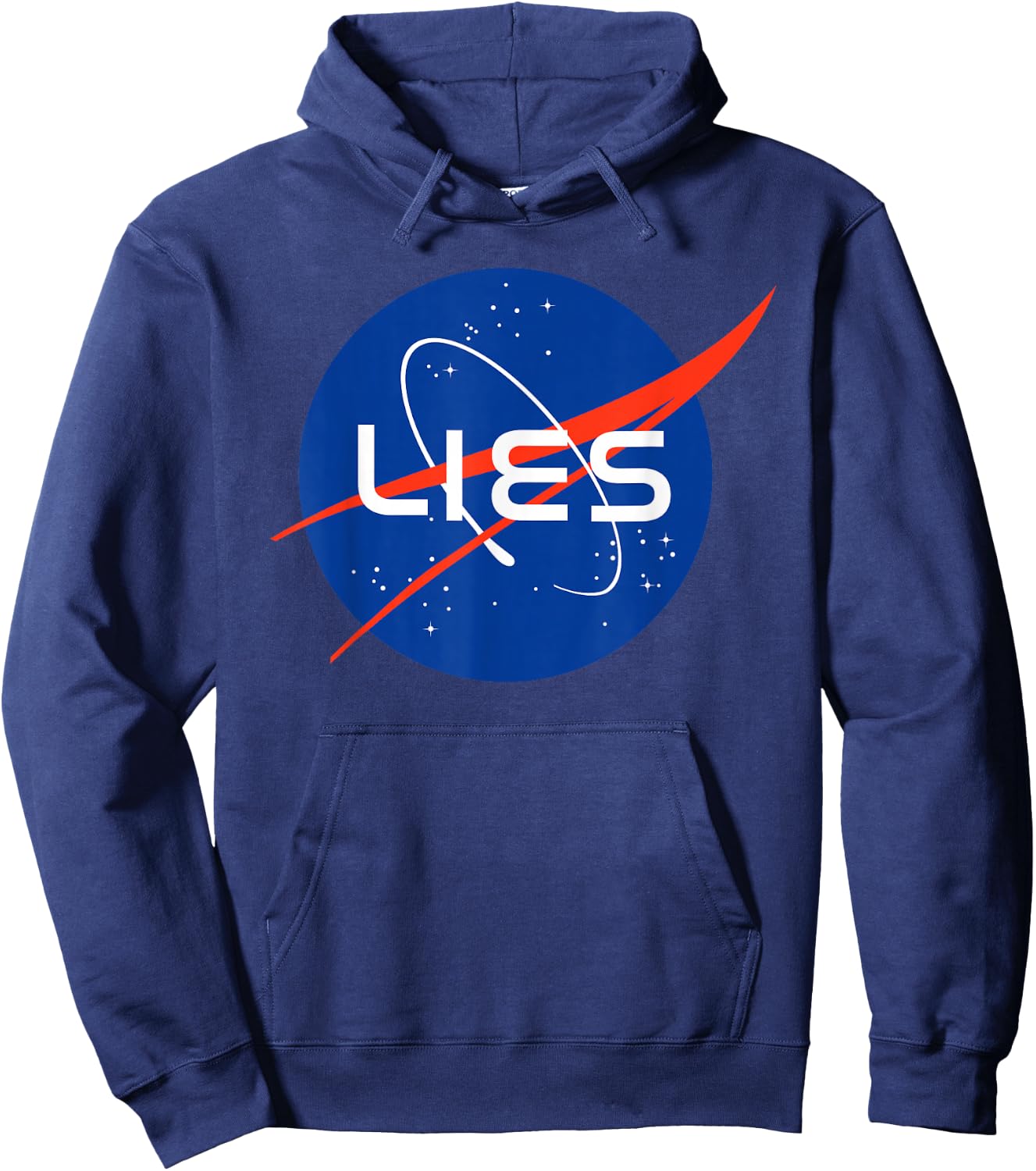Flat Earth Hoodie - Hoodie | Navy