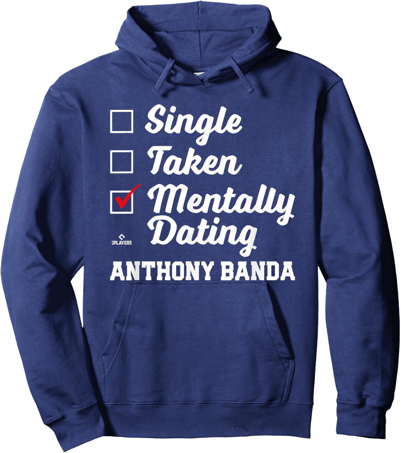 Mentally Dating Anthony Banda Prospect Baseball Fan Gear Hoodie - Hoodie | Navy