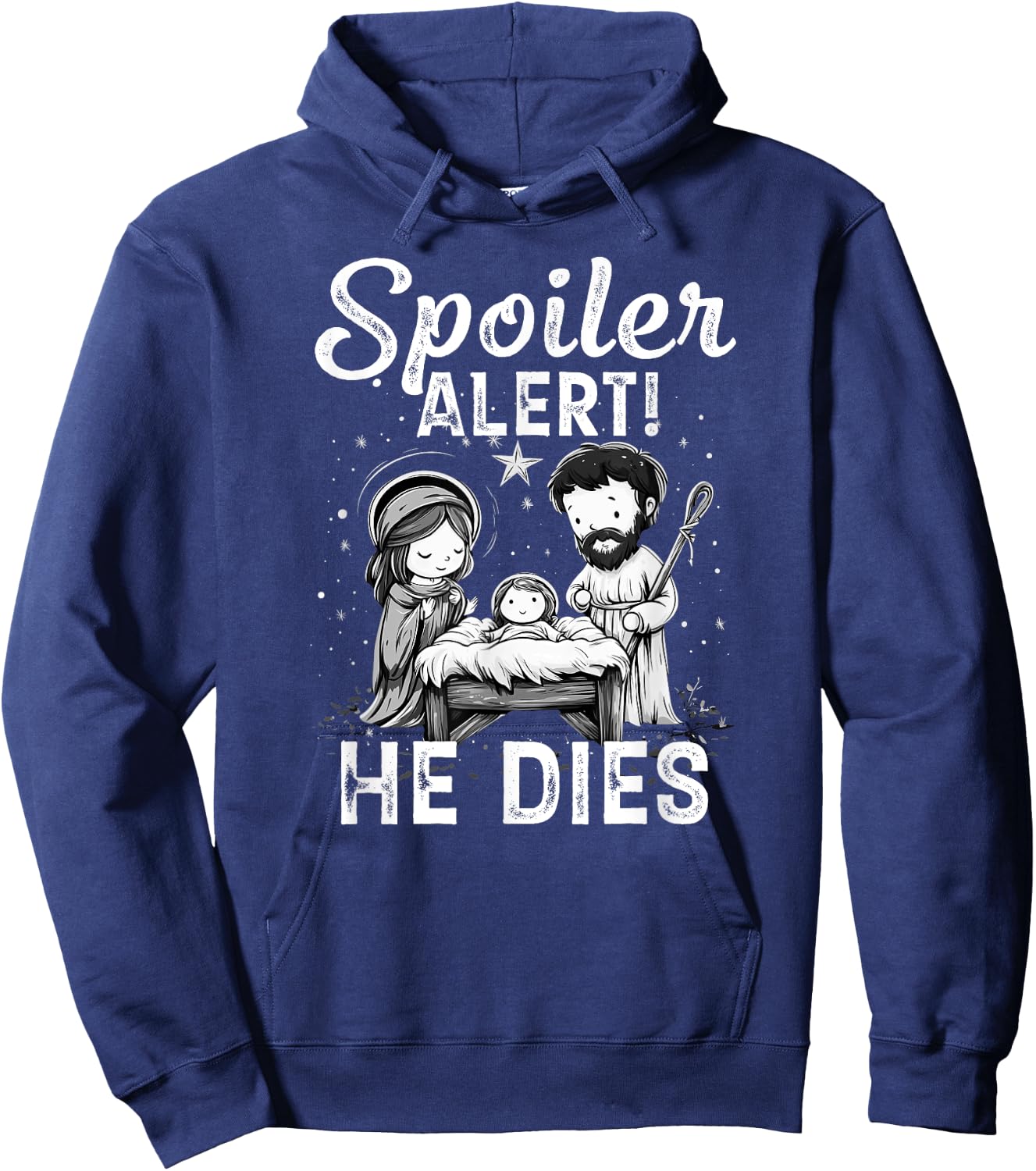 Spoiler Alert He Dies - Design Hoodie - Hoodie | Navy