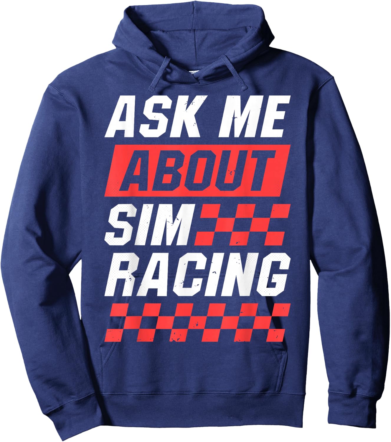 Sim Racer Car Race Gaming Simulation - Sim Racing Hoodie - Hoodie | Navy