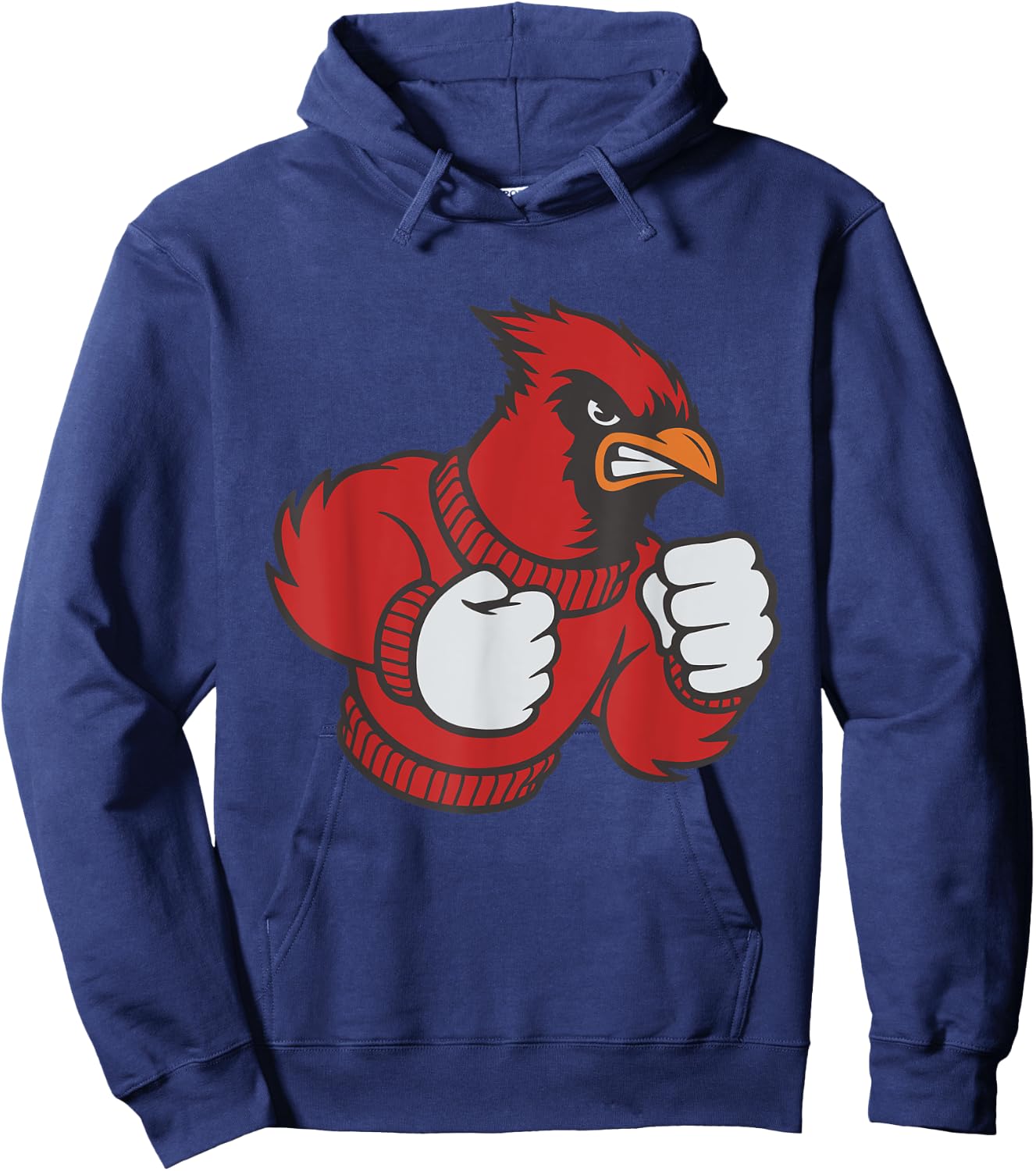 Cardinal Shirt - Fighting Cardinals Shirt - Mad Bird Graphic Hoodie - Hoodie | Navy