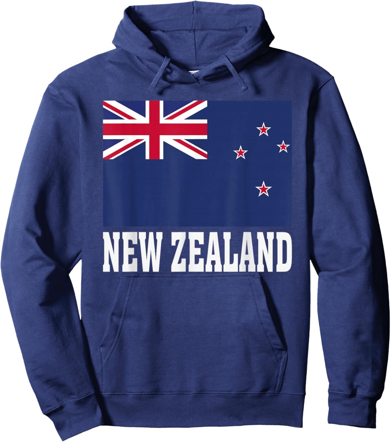 NEW Zealand Flag Patriotic National Roots Souvenir Hoodie - Hoodie | Navy