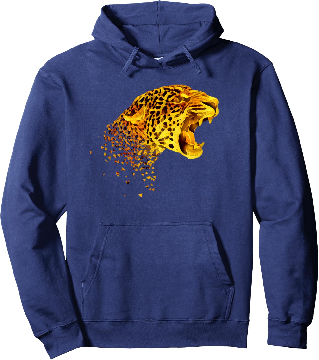 Jaguars Gold Mascot Design Jaguar Animal Hoodie - Hoodie | Navy