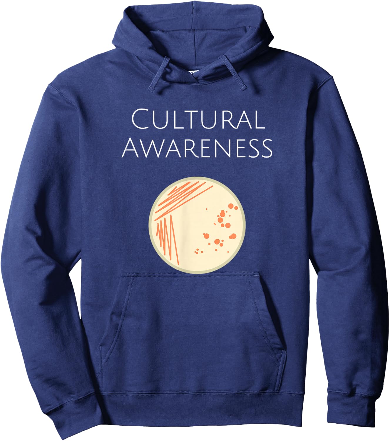 Microbiology Cultural Awareness Bacteria Lab Hoodie - Hoodie | Navy