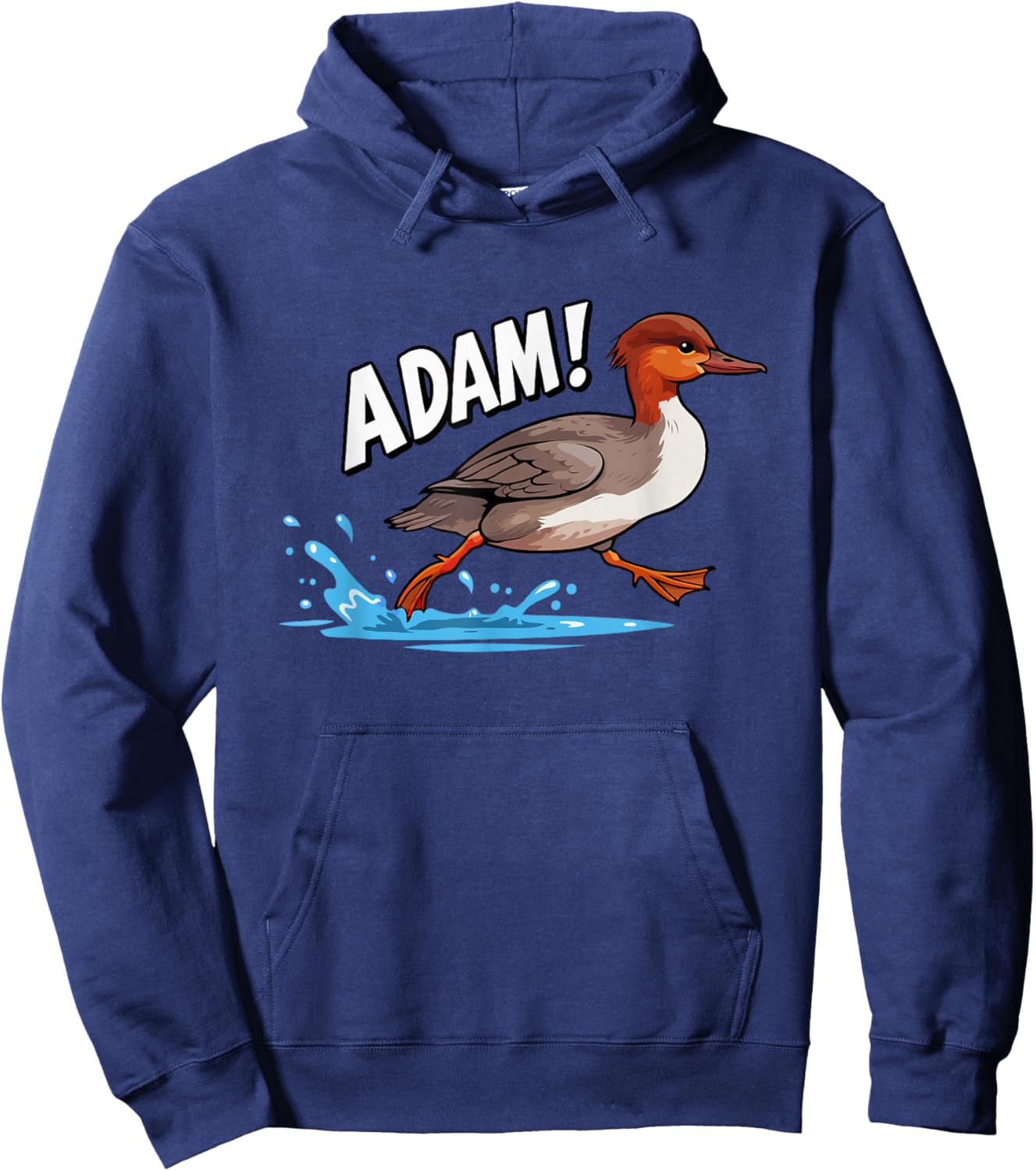 Adam Duck Meme Pet Adam Duck Adam Duck Runs Away Hoodie - Hoodie | Navy