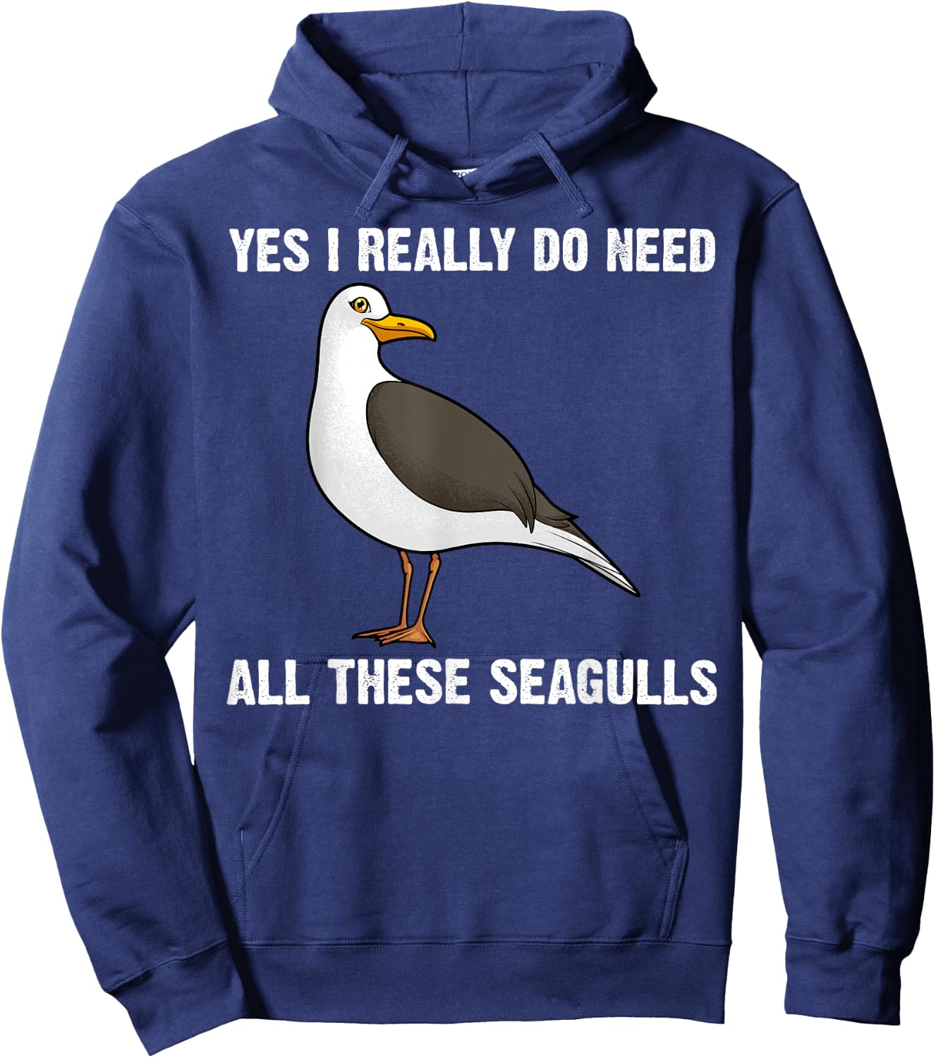 Funny Seagull Women Flock Seagulls Nature Gull Bird Hoodie - Hoodie | Navy