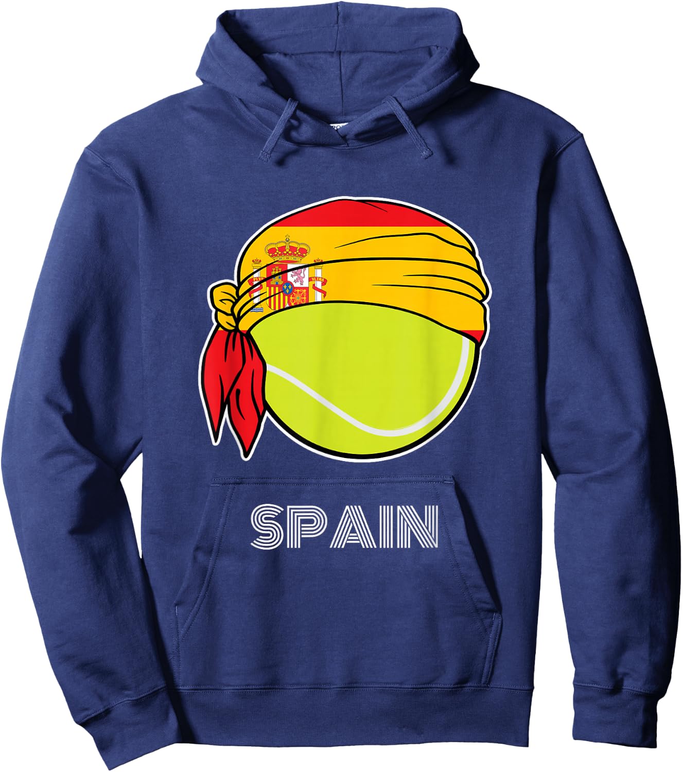 Spain Tennis Top for Spanish Players, Fans or Coach Hoodie - Hoodie | Navy
