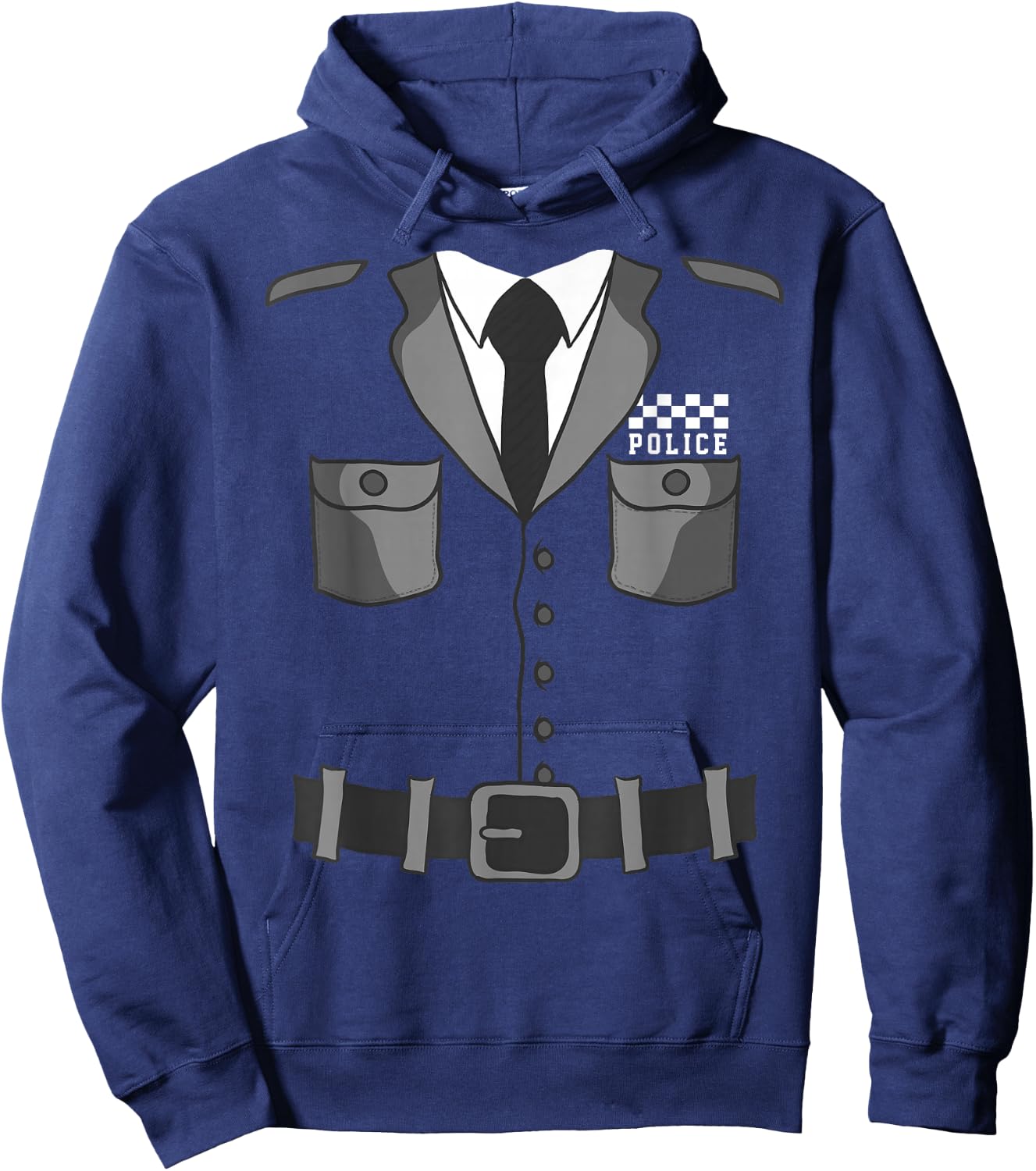British Policeman Bobby Copper Police Halloween Costume Hoodie - Hoodie | Navy