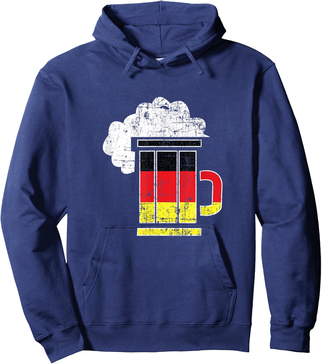 Germany Flag German Beer Oktoberfest Drinking Hoodie - Hoodie | Navy