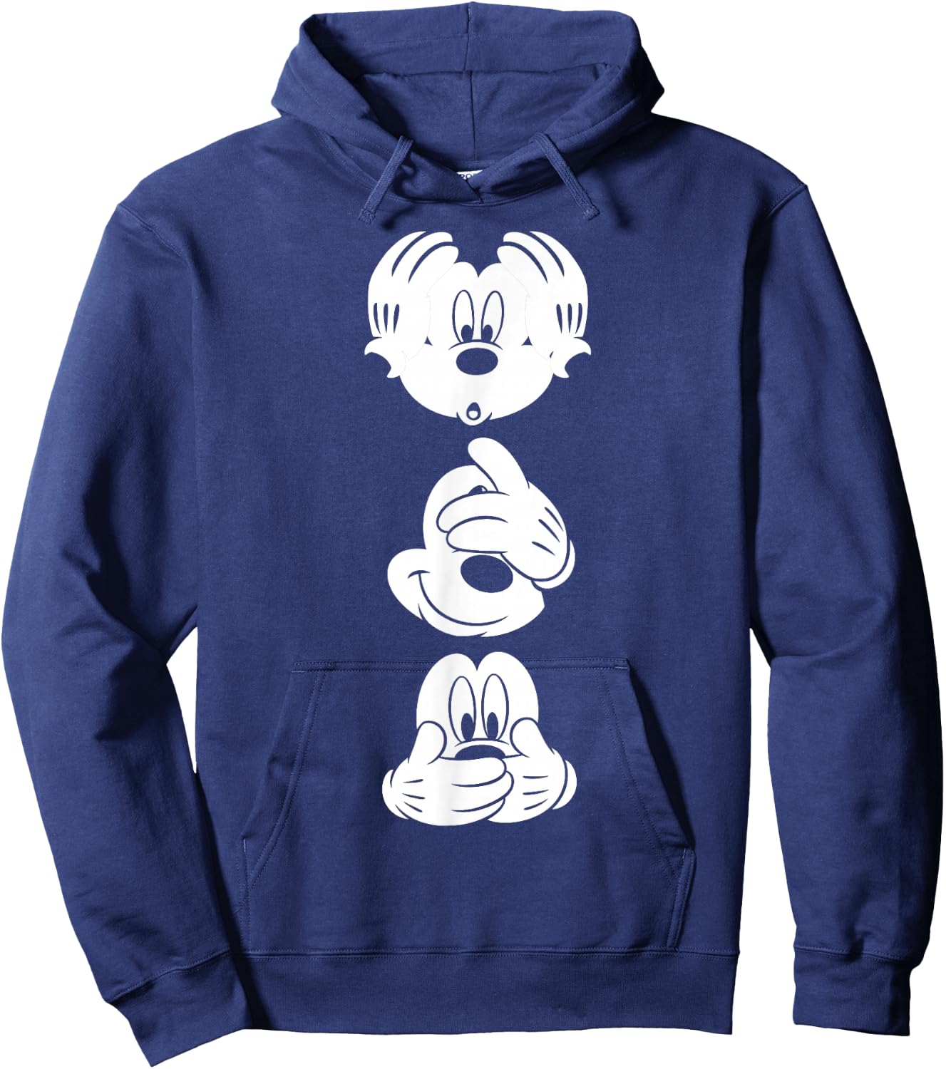 Disney - Mickey Mouse Three Faces Hoodie - Hoodie | Navy