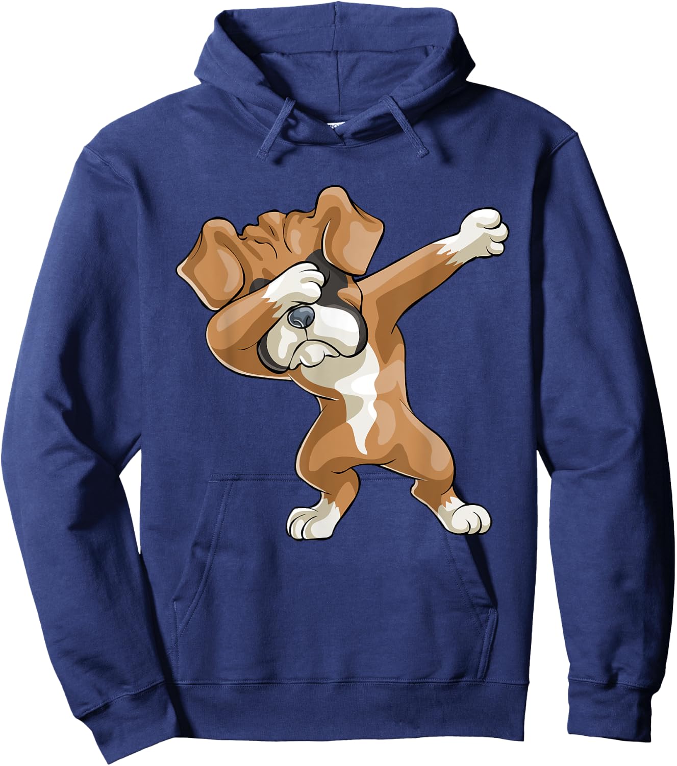 Dabbing Boxer Dog Gift Funny Dab Gift Puppy Kids Men Hoodie - Hoodie | Navy