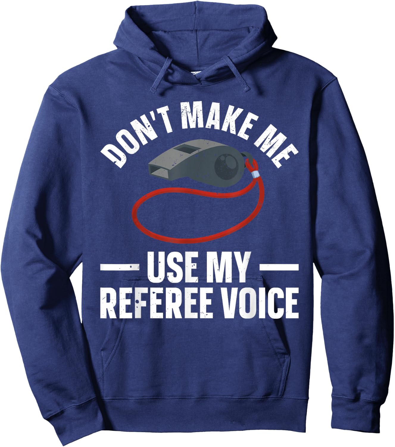 Funny Referee Art Women Sports Ref Official Referee Hoodie - Hoodie | Navy