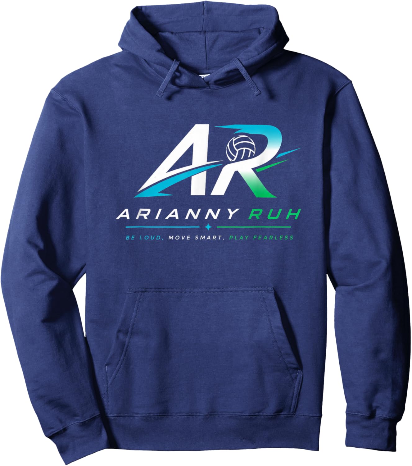 Volleyball Logo Hoodie - Hoodie | Navy